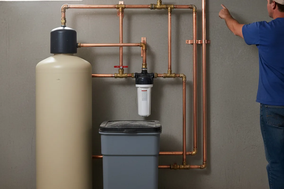 Whole-house water treatment system installed in Lizella